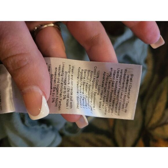 Fransa T Shirt Women's Medium Green Frsia French Floral Graphic Cotton - Picture 6 of 6